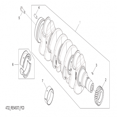 Group 47: Crankshaft, continued  第47組：曲軸，&ldquo;GM93289,&rdquo;&ldquo;GM93285,&rdquo;&ldquo;GM91650,&rdquo;&ldquo;GM85414,&rdquo;&ldquo;GM85412,&rdquo;&ldqu