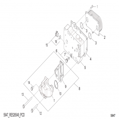 Group 59--1: Engine Oil Cooler, continued  第59-1組：發(fā)動機機油冷卻器，&amp;amp;amp;ldquo;GM93289,&amp;amp;amp;rdquo;&amp;amp;amp;ldquo;GM93285,&amp;amp;amp;rdquo;&amp;amp;amp;ldquo;GM91650,&a