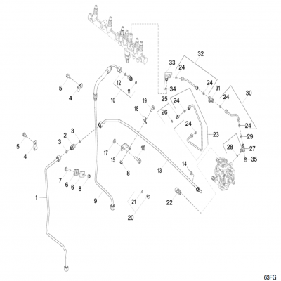 Group 63: Low Pressure Fuel Line, continued  第63組：低壓燃油管路，&amp;amp;amp;amp;amp;ldquo;GM93289,&amp;amp;amp;amp;amp;rdquo;&amp;amp;amp;amp;amp;ldquo;GM93285,&amp;amp;amp;amp;amp;rdquo;&am