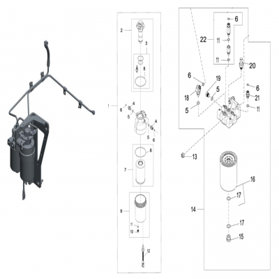 Group 81: Primary Fuel Filter, continued Variation 81BN, 81D2 Optional Agency Approval Installed Items. See Accessories Section for additional parts. 組81：燃油初級濾清器，續(xù)變81BN，81D2可選機構(gòu)批準(zhǔn)安裝項目。有關(guān)其他部件，請參見附件一節(jié)。&
