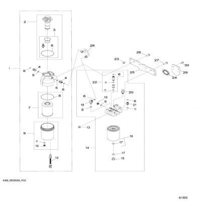 Group 81: Primary Fuel Filter, continued  第81組：燃油初級濾清器，&amp;amp;ldquo;GM93289,&amp;amp;rdquo;&amp;amp;ldquo;GM93285,&amp;amp;rdquo;&amp;amp;ldquo;GM91650,&amp;amp;rdquo;&am