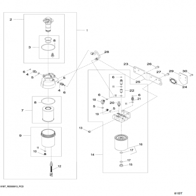 Group 81: Primary Fuel Filter, continued  第81組：燃油初級濾清器，&amp;amp;ldquo;GM93289,&amp;amp;rdquo;&amp;amp;ldquo;GM93285,&amp;amp;rdquo;&amp;amp;ldquo;GM91650,&amp;amp;rdquo;&am