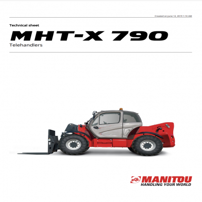 曼尼通 MHT-X 790 伸縮臂叉裝車——搭載歐四排放發(fā)動機，動力強勁，高效環(huán)保！