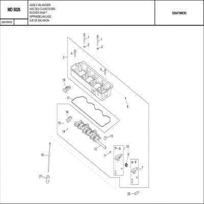 MANITOU MHT-X 790曼尼通礦用叉車 約翰迪爾4045HMC85發(fā)動機(jī)- 搖臂軸